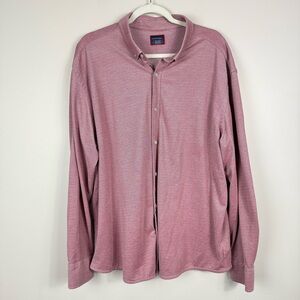 UNTUCKit Button up Mens XXXL Red Shirt Long Sleeve Cotton Top Collared Casual